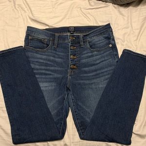 J. Crew 💕 9” high rise skinny sz. 30